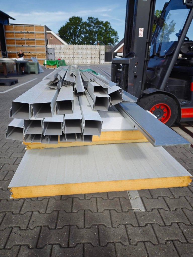 sandwichpanelen 4 PARTIJEN. * KOOPJES!!! *, Doe-het-zelf en Verbouw, Platen en Panelen, Ophalen, Zo goed als nieuw, Overige materialen