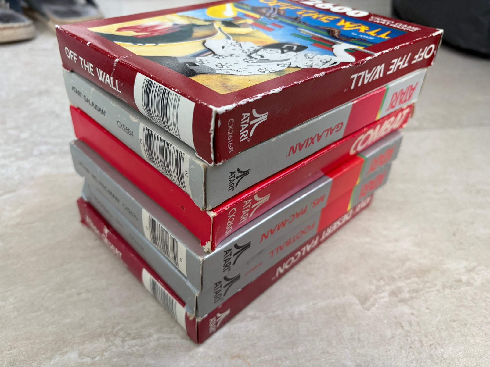 Atari 2600 spellen in doos, Spelcomputers en Games, Gebruikt, 1 speler, Ophalen of Verzenden, Vanaf 7 jaar
