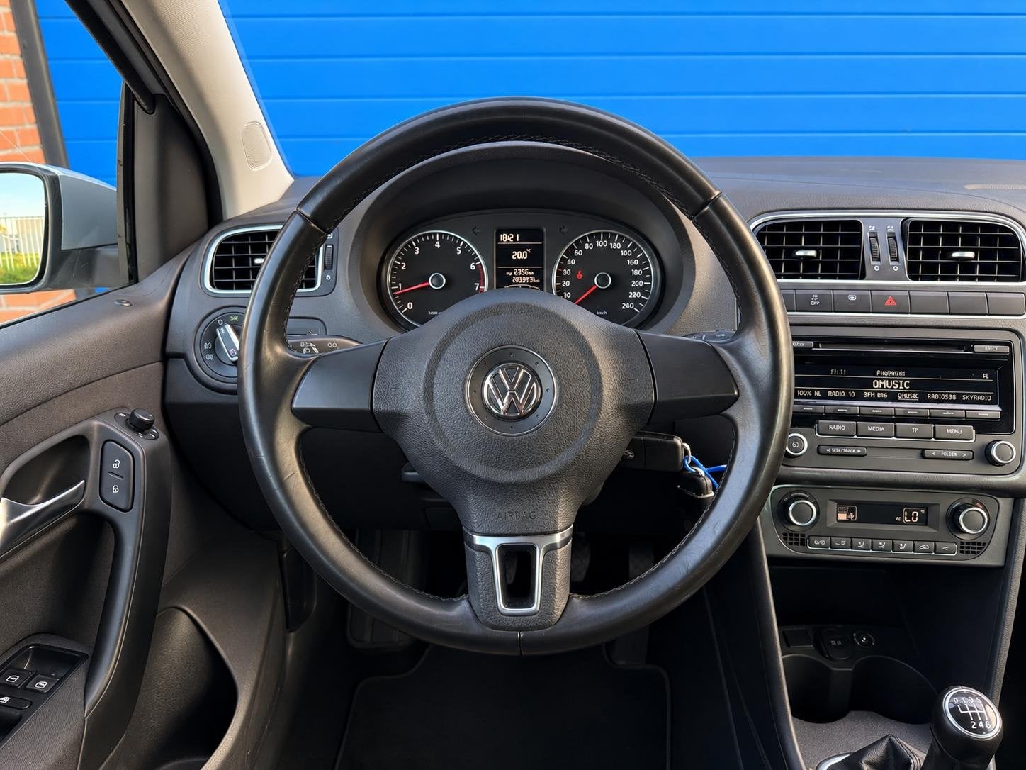 Volkswagen Polo 1.2 TSI Highline | Clima | NL Auto | NAP, Voorwielaandrijving, Euro 5, Stof, Zwart