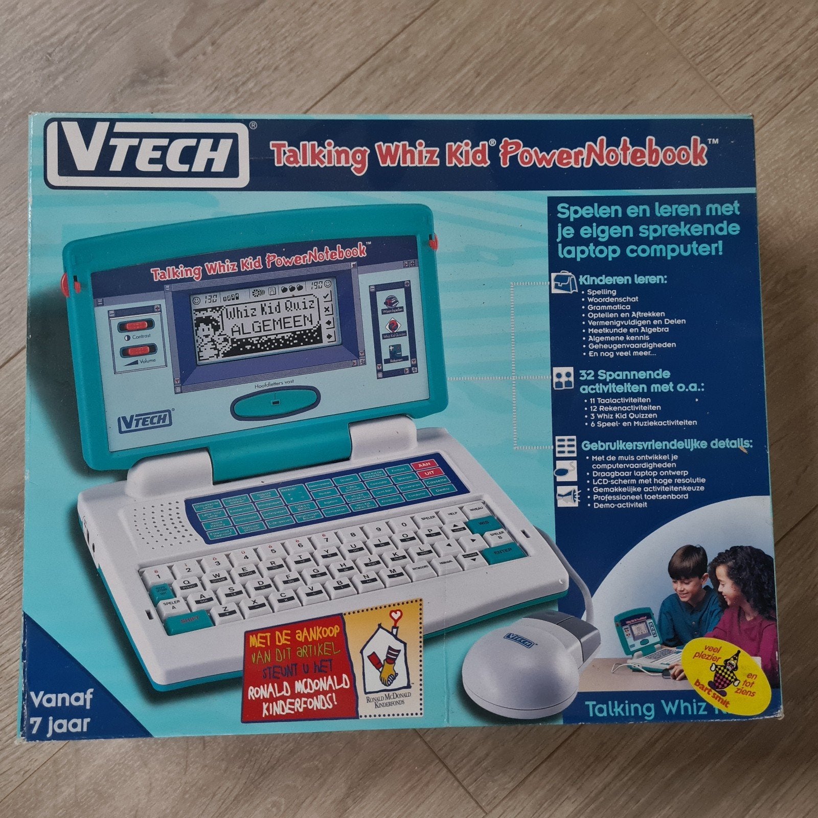 VTech Talking Whiz Kid PowerNotebook - Educatieve Laptop, Ophalen, Gebruikt, Taal en Lezen, Met geluid