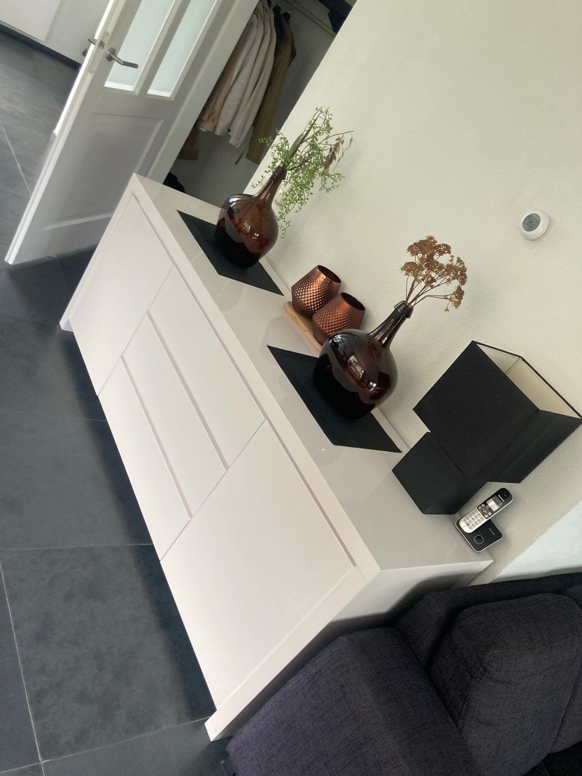 witte dressoir, Huis en Inrichting, Kasten | Dressoirs, Ophalen, Overige materialen, Gebruikt, 150 tot 200 cm