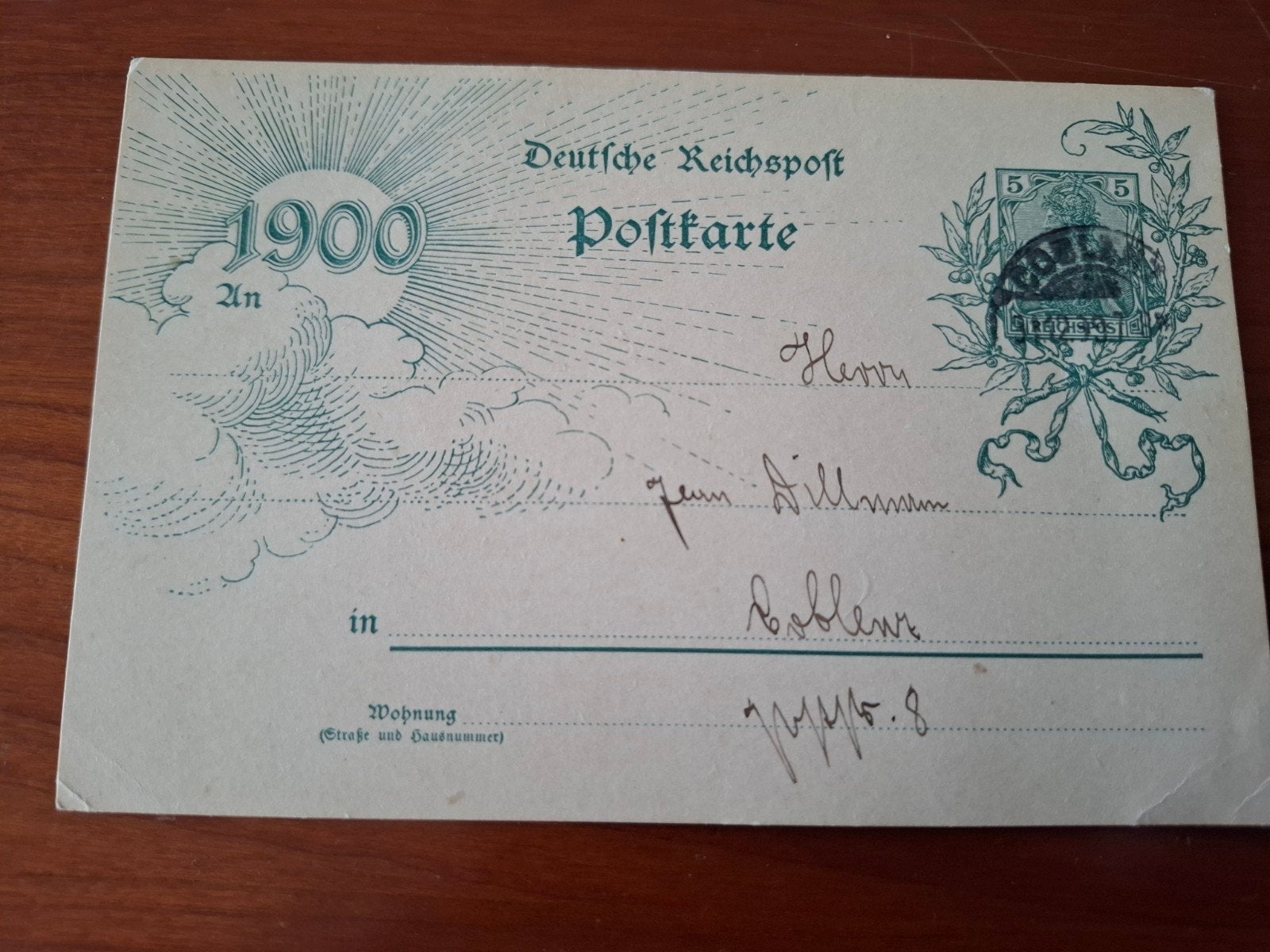 2 Oude Duitse briefkaarten - Goethe en Deutsche Reichspost, Ophalen of Verzenden, Briefkaart