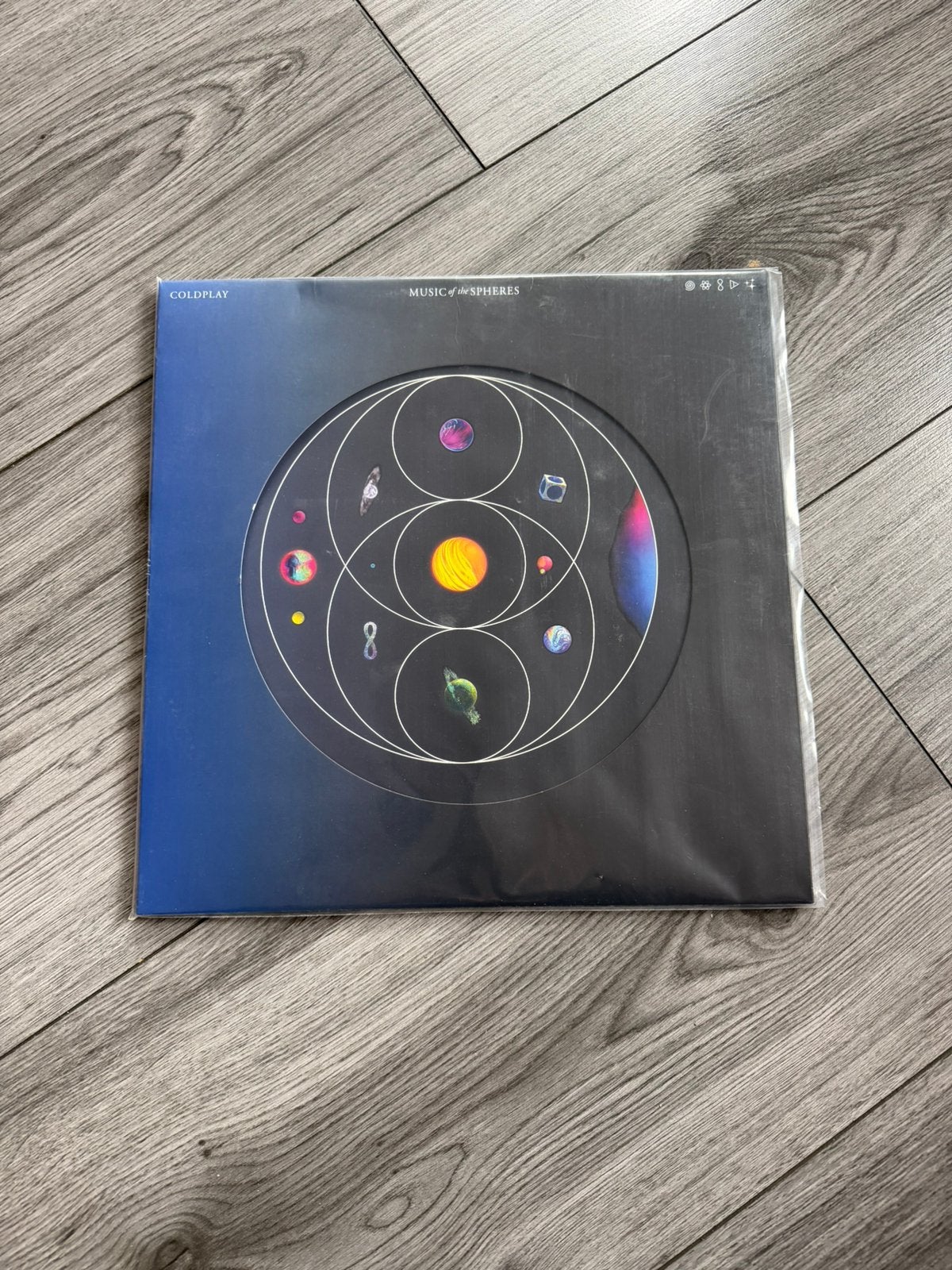 Coldplay music of the spheres lp plaat vinyl, Inclusief binnenhoes, Ophalen, Zo goed als nieuw, LP
