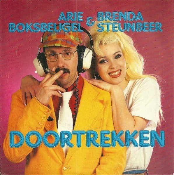 Arie Boksbeugel & Brenda Steunbeer - Doortrekken (Single), Gebruikt, 7 inch, Nederlandstalig, Single