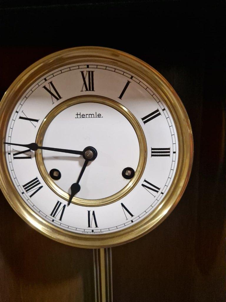 Antieke Hermle wandklok, Antiek en Kunst, Ophalen