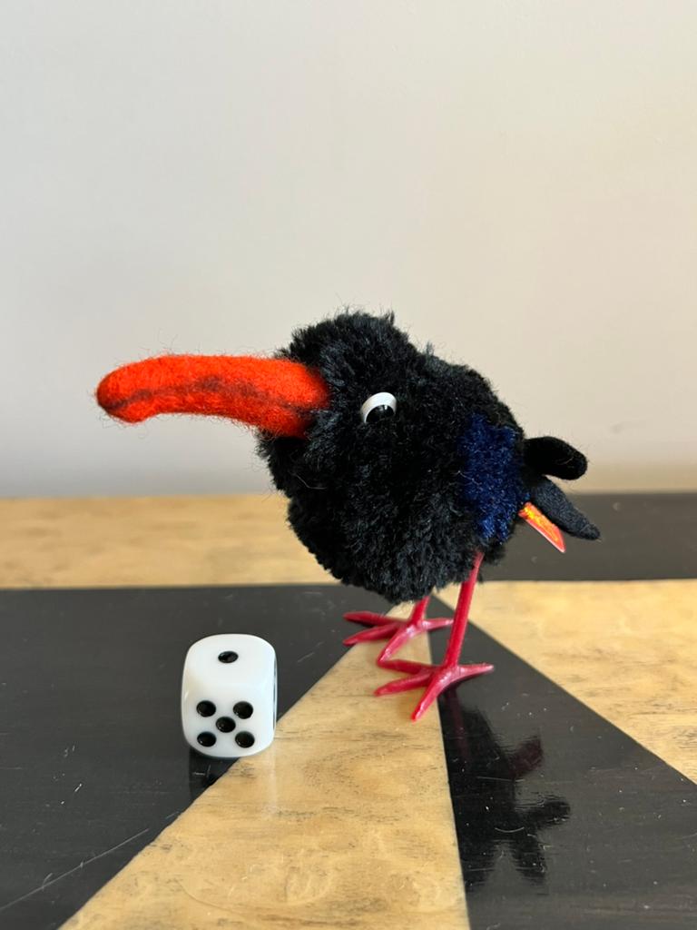 Steiff wolminiatuur ‘Wollrabe’, Ophalen of Verzenden