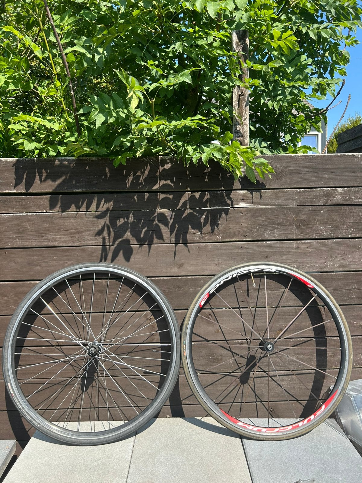Wielen racefiets, Fietsen en Brommers, Fietsonderdelen, Ophalen, Gebruikt, Racefiets, Wiel