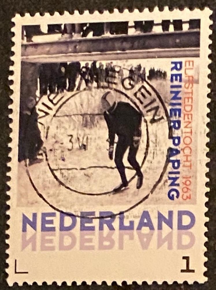 2013 NVPH 3012 Reinier Paping gestempeld, Postzegels en Munten, Ophalen of Verzenden, Na 1940, Gestempeld