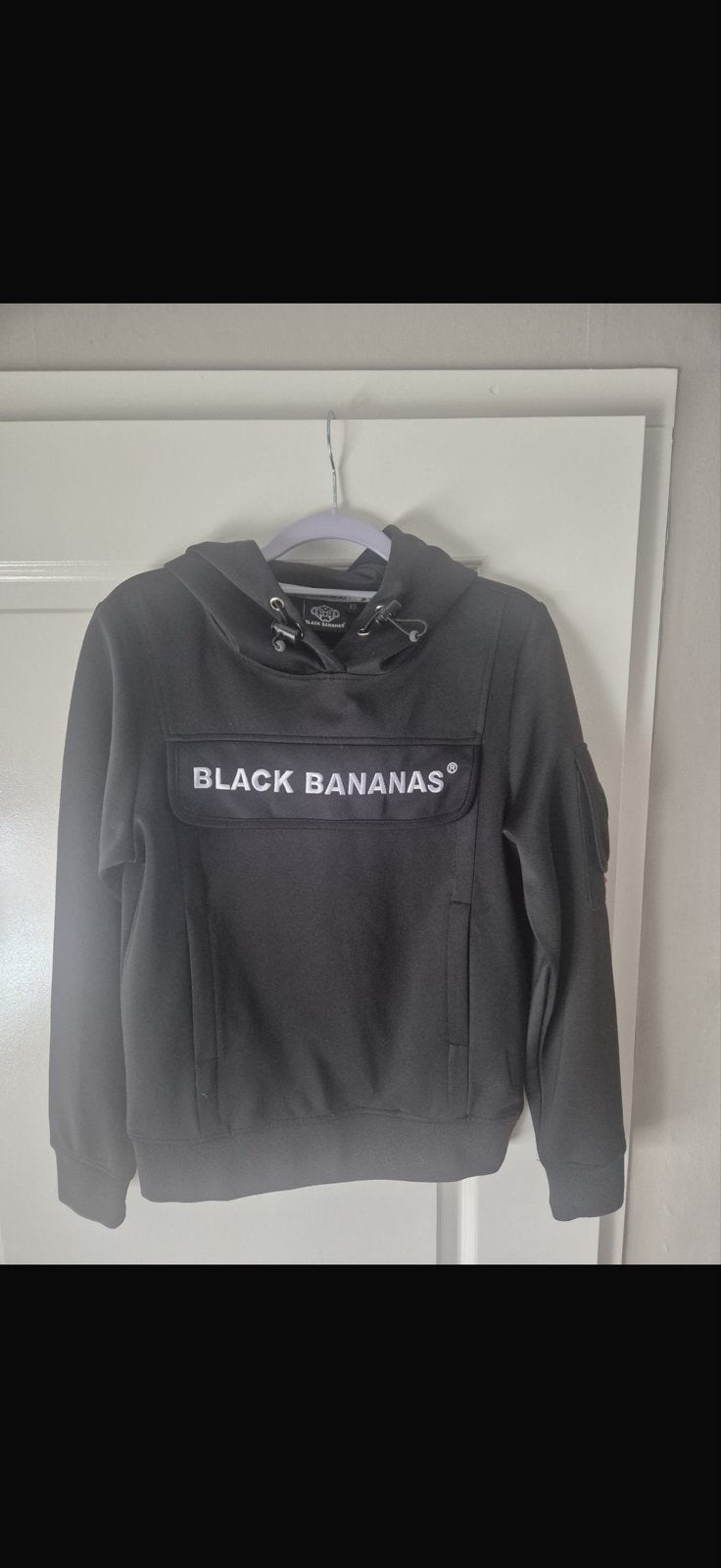Black Bananas Hoodie Zwart - Zo goed als nieuw, Ophalen, Zo goed als nieuw, Overige maten, Zwart