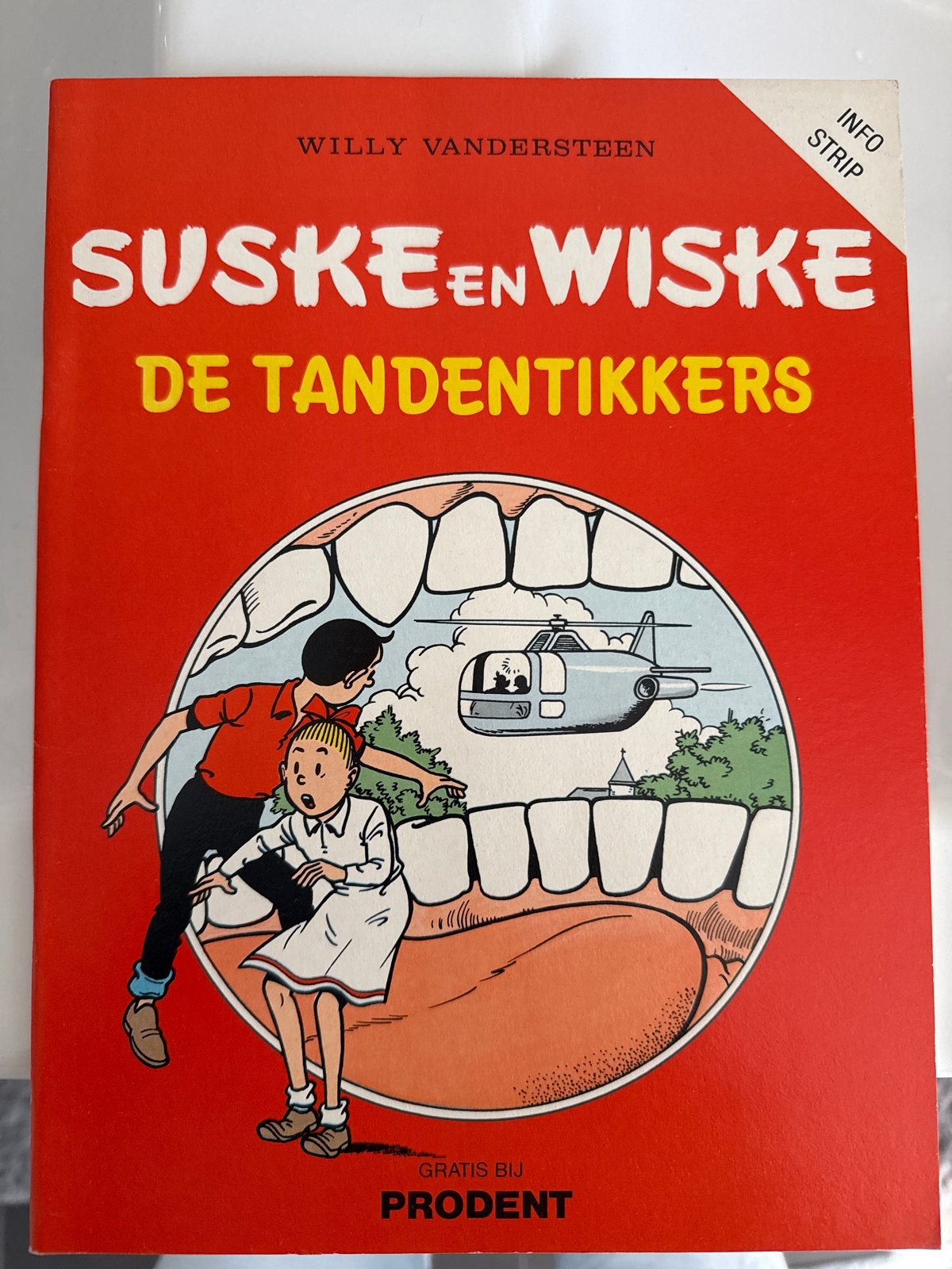 Suske en Wiske - De Tandentikkers (Info Strip), Eén stripboek, Verzenden, Zo goed als nieuw