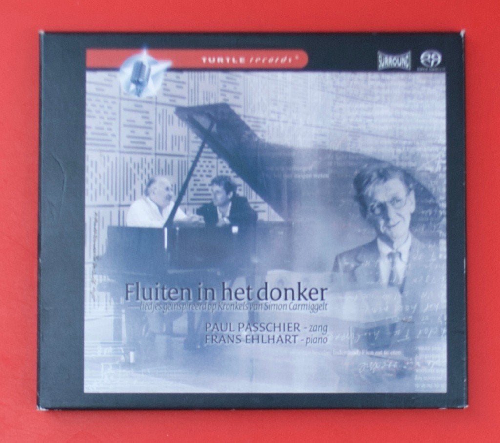 cd Paul Passchier Fluiten in het donker Simon Carmiggelt, Ophalen of Verzenden, Gebruikt, Album
