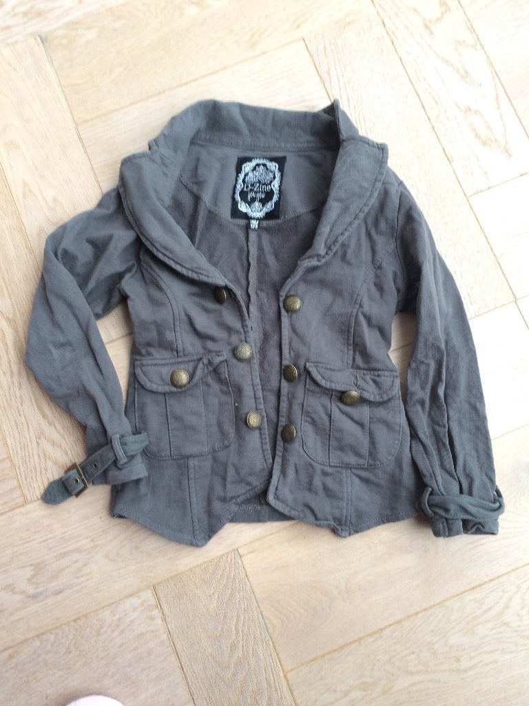 Superleuke stoere blazer van D-zine maat 116/122 - erg net, Kinderen en Baby's, Kinderkleding | Maat 116, Gebruikt, Meisje, Ophalen of Verzenden