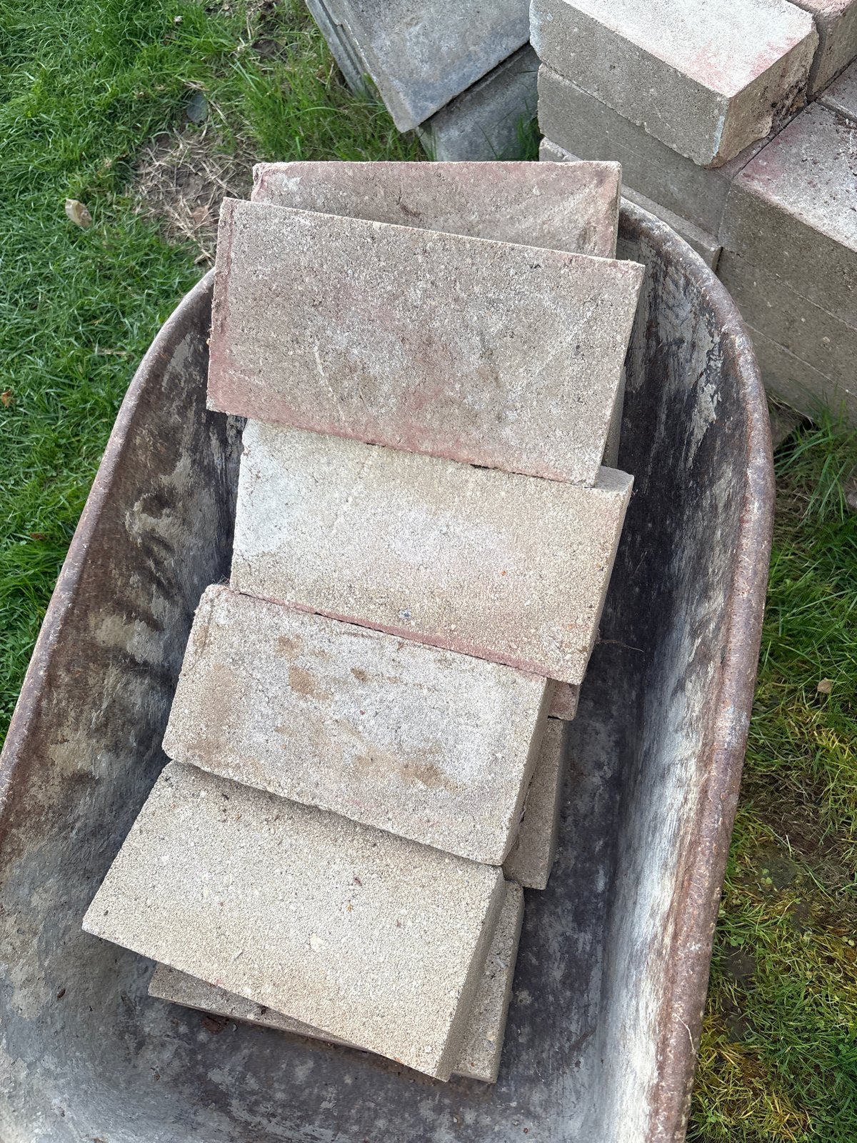Beton blokken, Ophalen, Gebruikt, Beton
