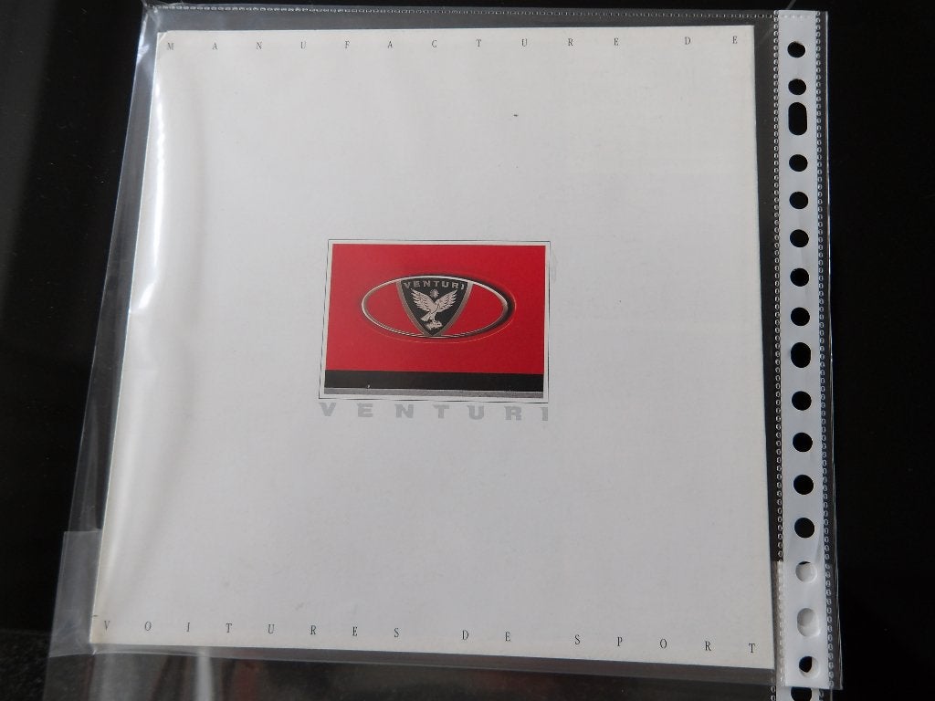 Venturi Voitures de Sport Brochure, Ophalen of Verzenden, Zo goed als nieuw, Overige merken, Venturi