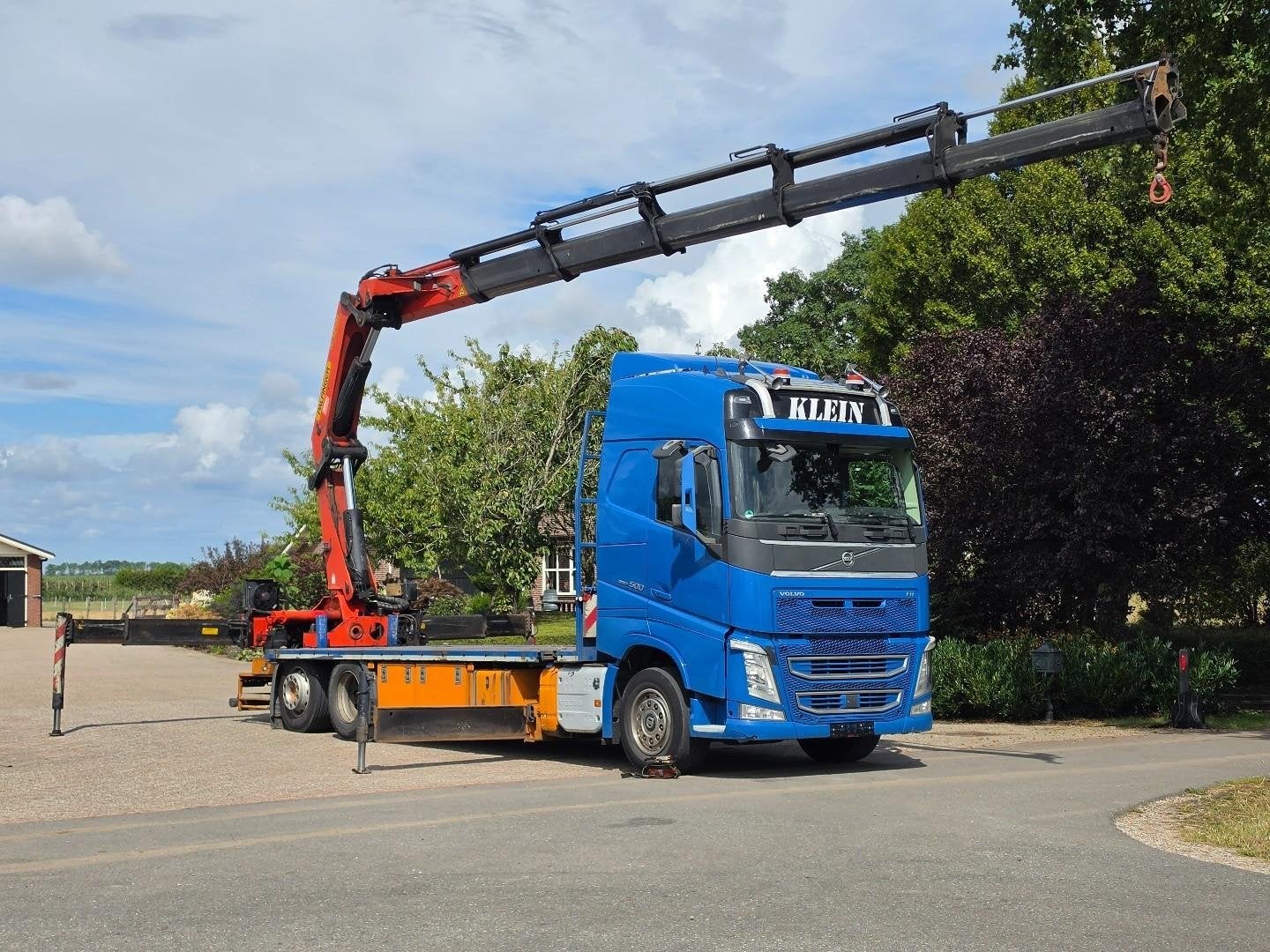 Volvo FH 500 6x2! PALFINGER 42TM! RADIO REMOTE!2017! DK1271, Automaat, Cruise Control, Euro 6, Blauw
