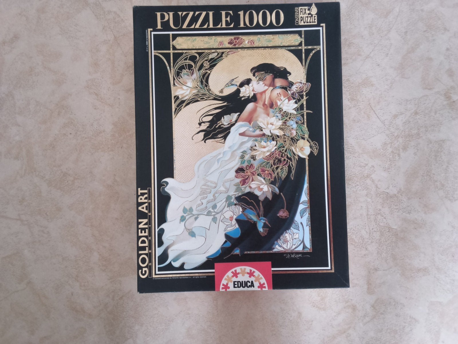 Educa Golden Art Puzzel 1000 stukjes, Ophalen of Verzenden, 500 t/m 1500 stukjes, Zo goed als nieuw, Legpuzzel