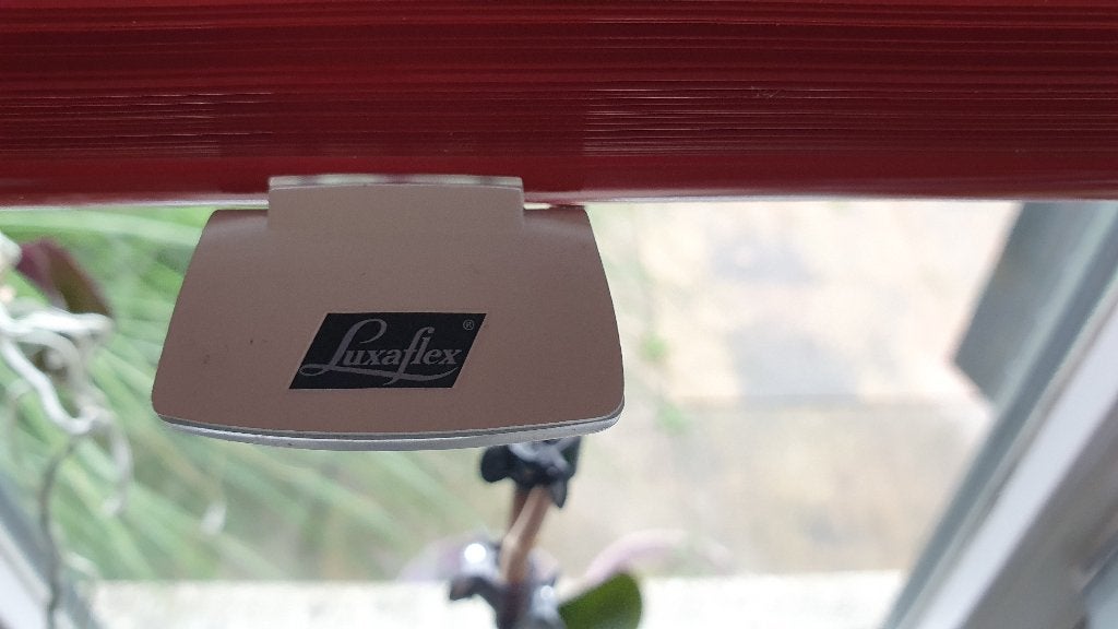 Rode Luxaflex Lite Rise - 65,5x148 cm, Ophalen, Gebruikt, Rood, Metaal