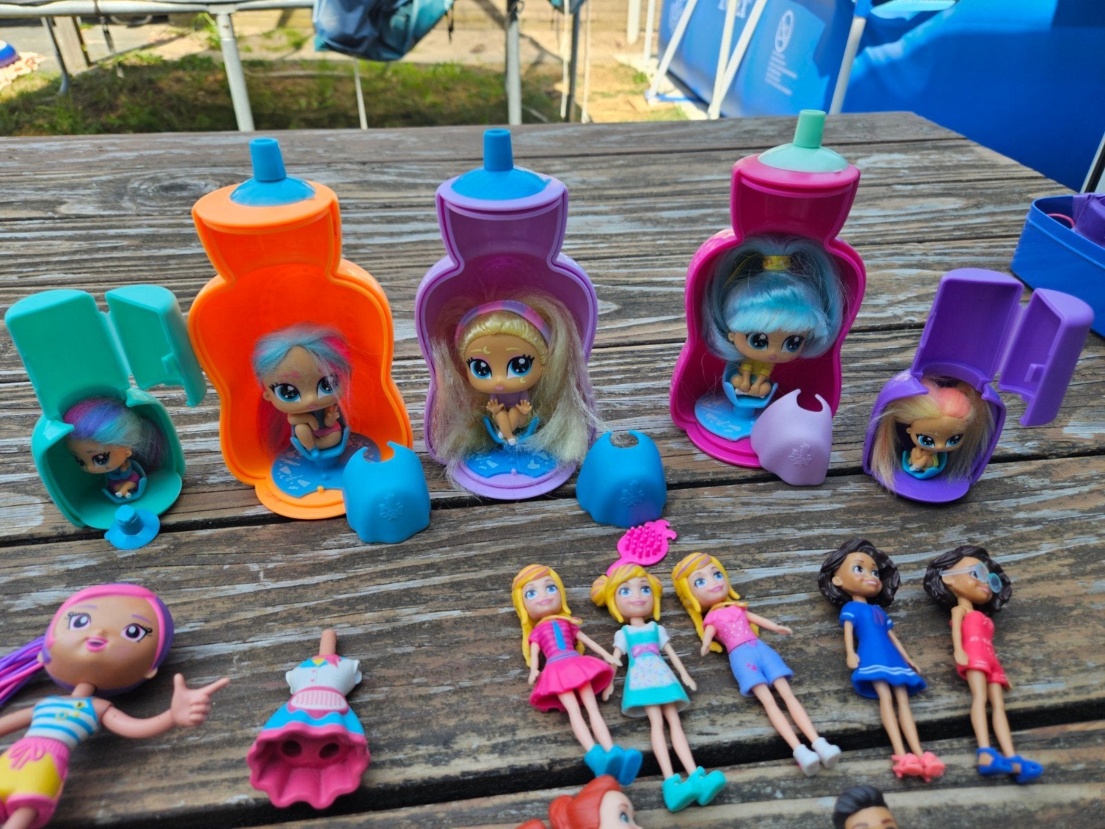 Hairdooz, polypocket popjes, Ophalen, Gebruikt