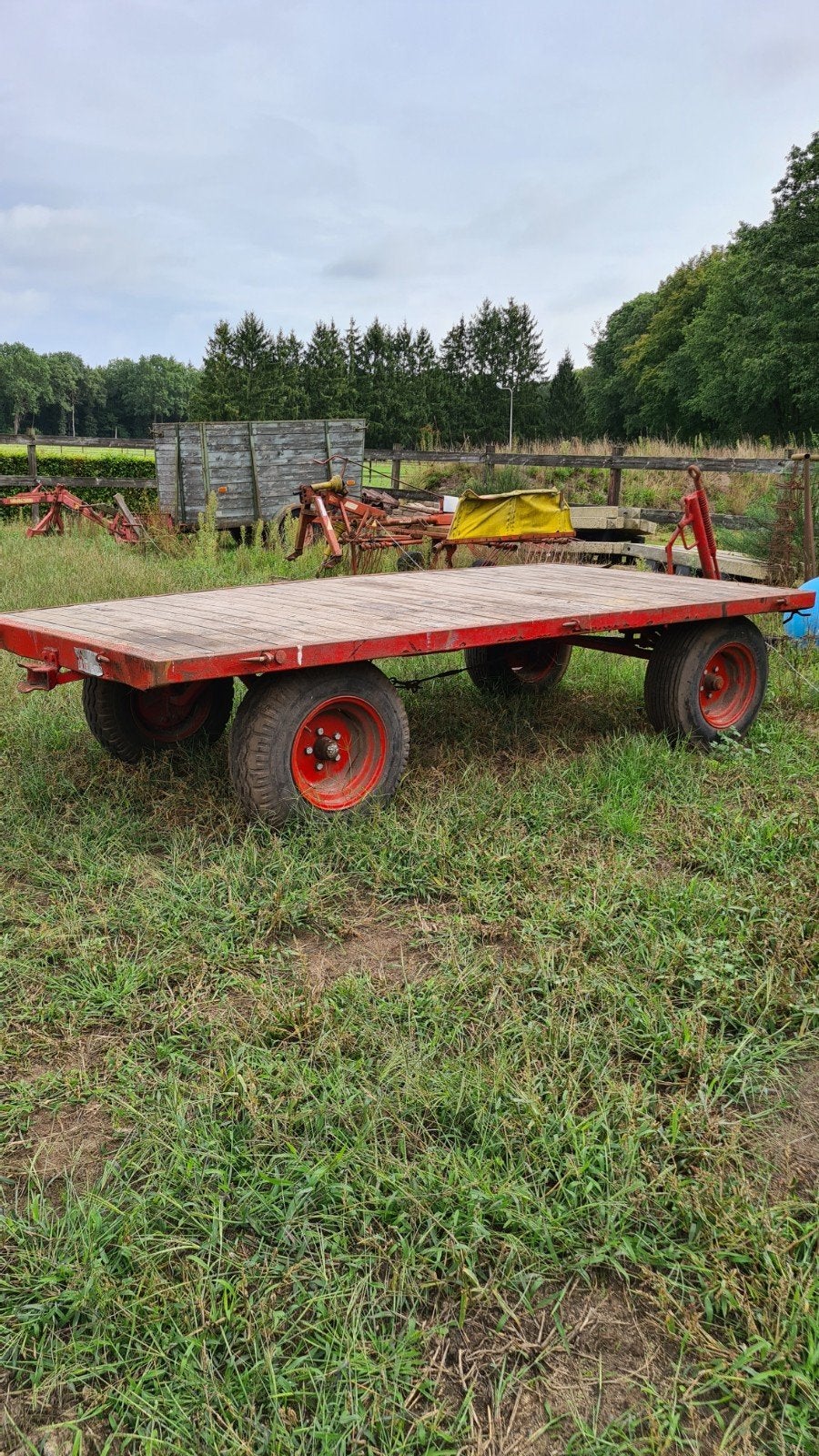 Miedema platte wagen, Ophalen, Transport