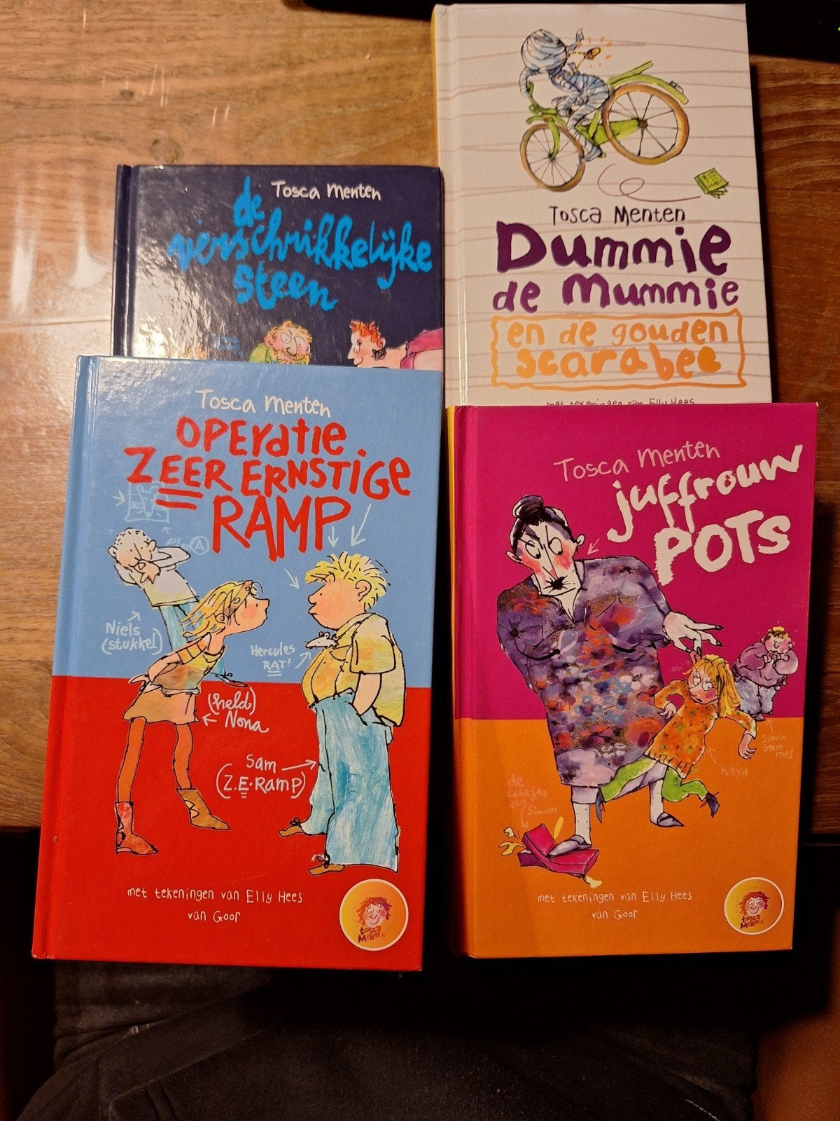 4 boeken van Tosca Menten - Zo goed als nieuw, Ophalen of Verzenden, Zo goed als nieuw, Tosca Menten, Fictie algemeen