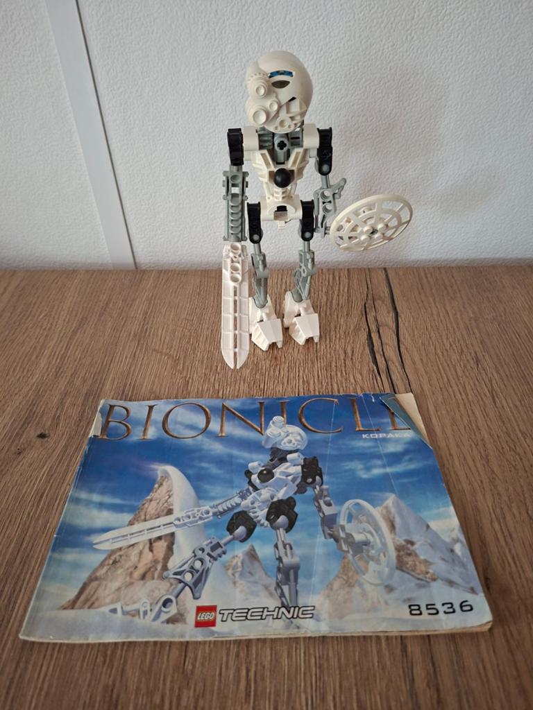 Lego Bionicle Kopaka 8536 met instructies, Ophalen, Gebruikt, Bionicle, Lego