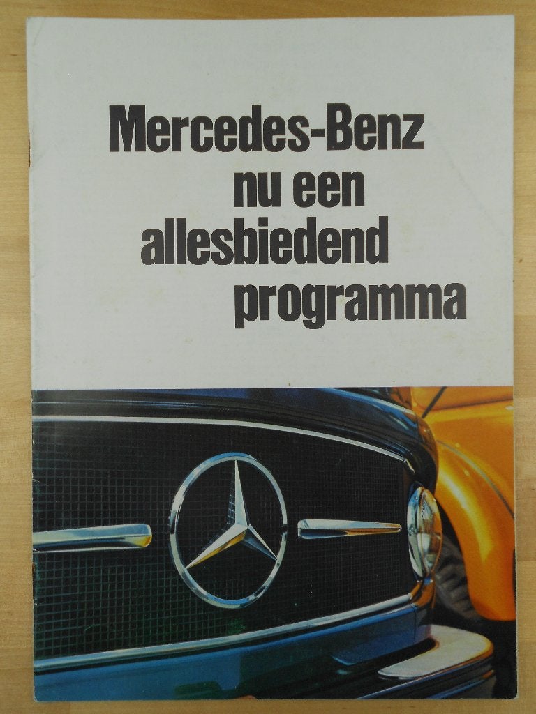 Mercedes Truck Programma Brochure ca 1970, Zo goed als nieuw, Mercedes-Benz, Mercedes, Ophalen of Verzenden