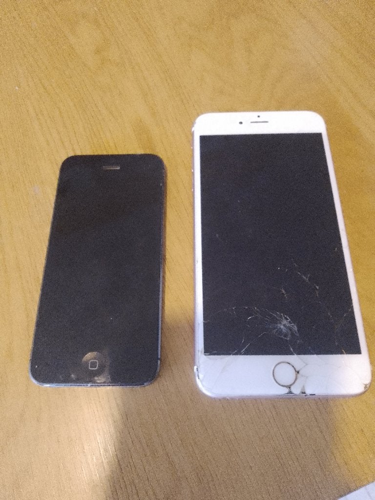 iPhone 6s plus en iPhone 5, Telecommunicatie, Mobiele telefoons | Apple iPhone, Gebruikt, IPhone 6S Plus, Ophalen of Verzenden