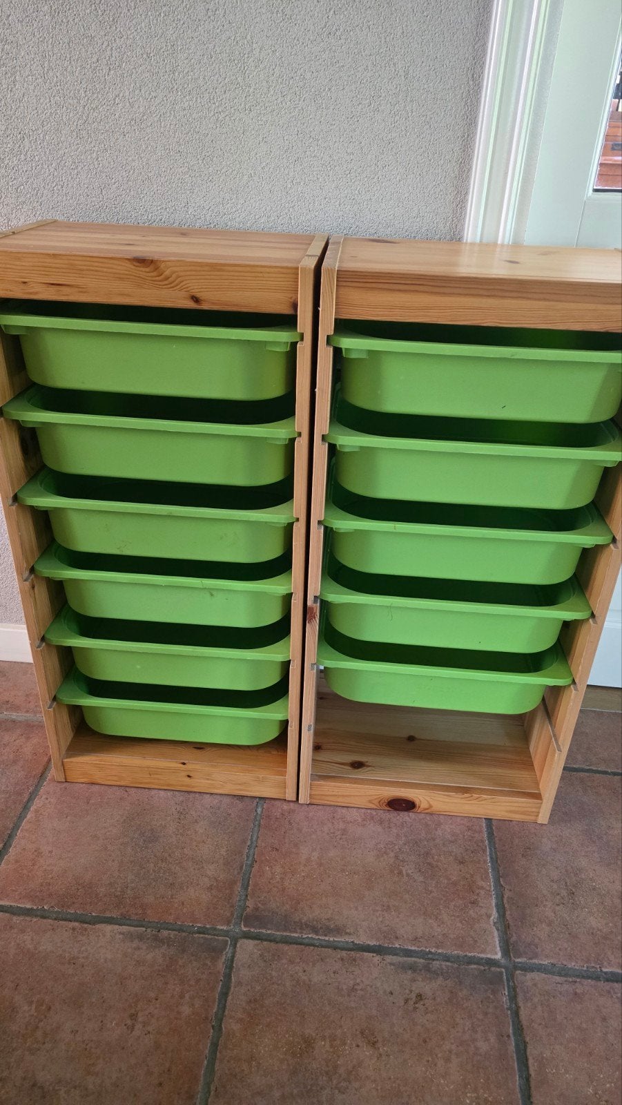 IKEA Trofast opbergkast met bakken, grenen, Ophalen