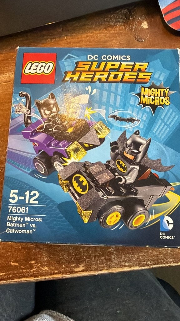 Lego DC Comics 76061 – Mighty Micros: Batman vs Catwoman, Overige thema's, Lego, Ophalen of Verzenden, Zo goed als nieuw
