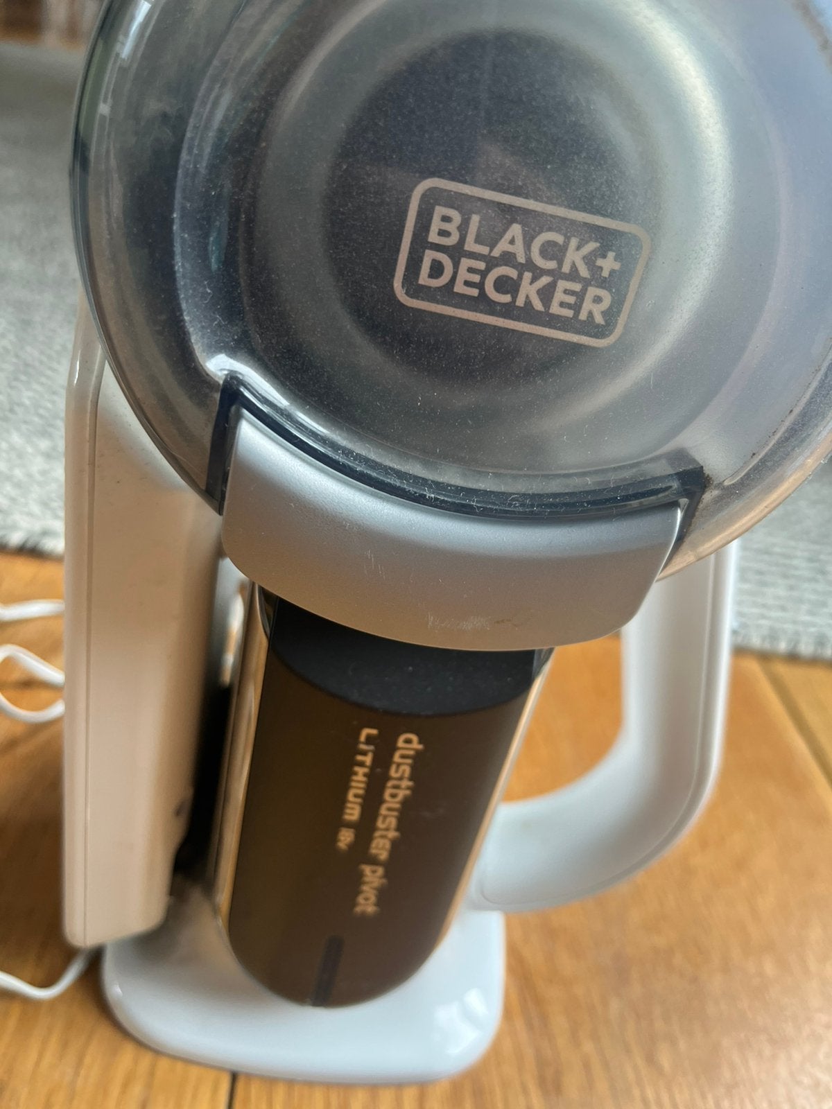 Black + Decker Dustbuster Pivot Cordless Hand Vacuum Cleaner, Ophalen, Zo goed als nieuw, Overige merken