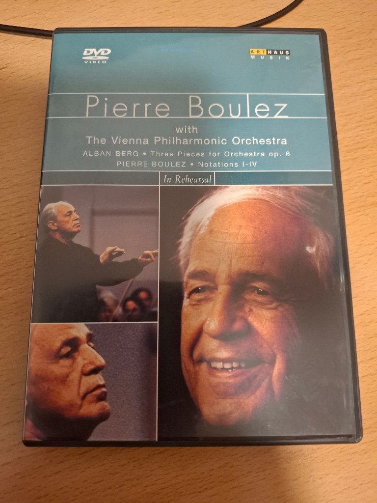 DVD Boulez/Berg : Pierre Boulez with the Vienna Philharmonic, Ophalen of Verzenden, Modernisme tot heden, Zo goed als nieuw, Orkest of Ballet
