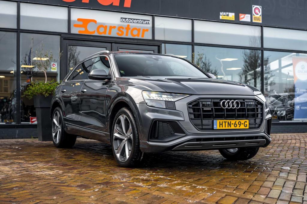 Audi Q8 50 TDI quattro Pro Line S|Pano|Trekhaak|Carplay, Auto's, Automaat, Automatische klimaatregeling, 15 km/l, Gebruikt