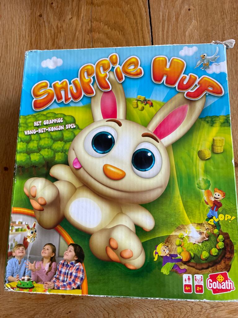 Snuffie Hup: Het grappige vang-het-konijn spel, Een of twee spelers, Ophalen of Verzenden, Gebruikt