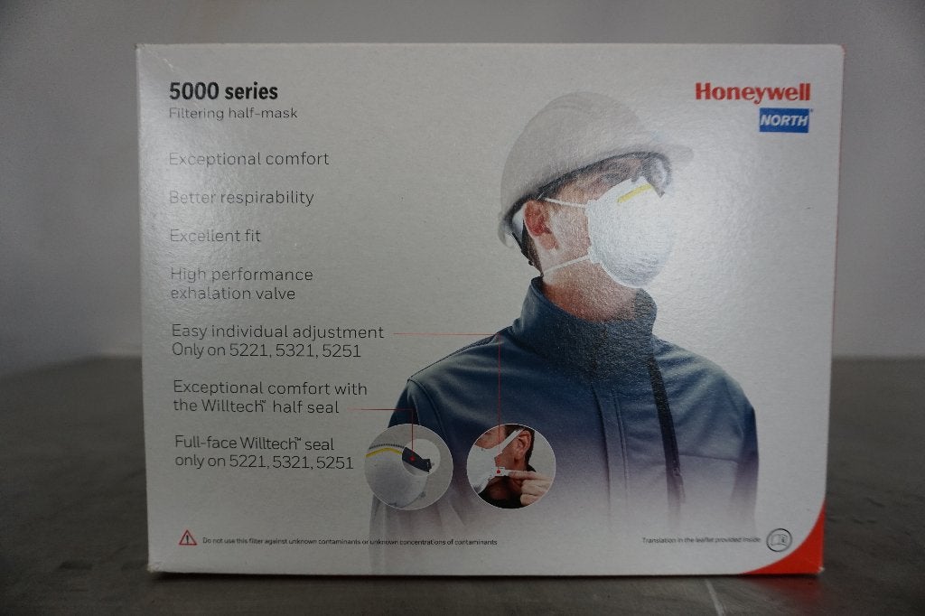 Partij Honeywell 5000 series | mondkapje stofmasker, Stofmaskers, Onbekend, Ophalen of Verzenden, Onbekend