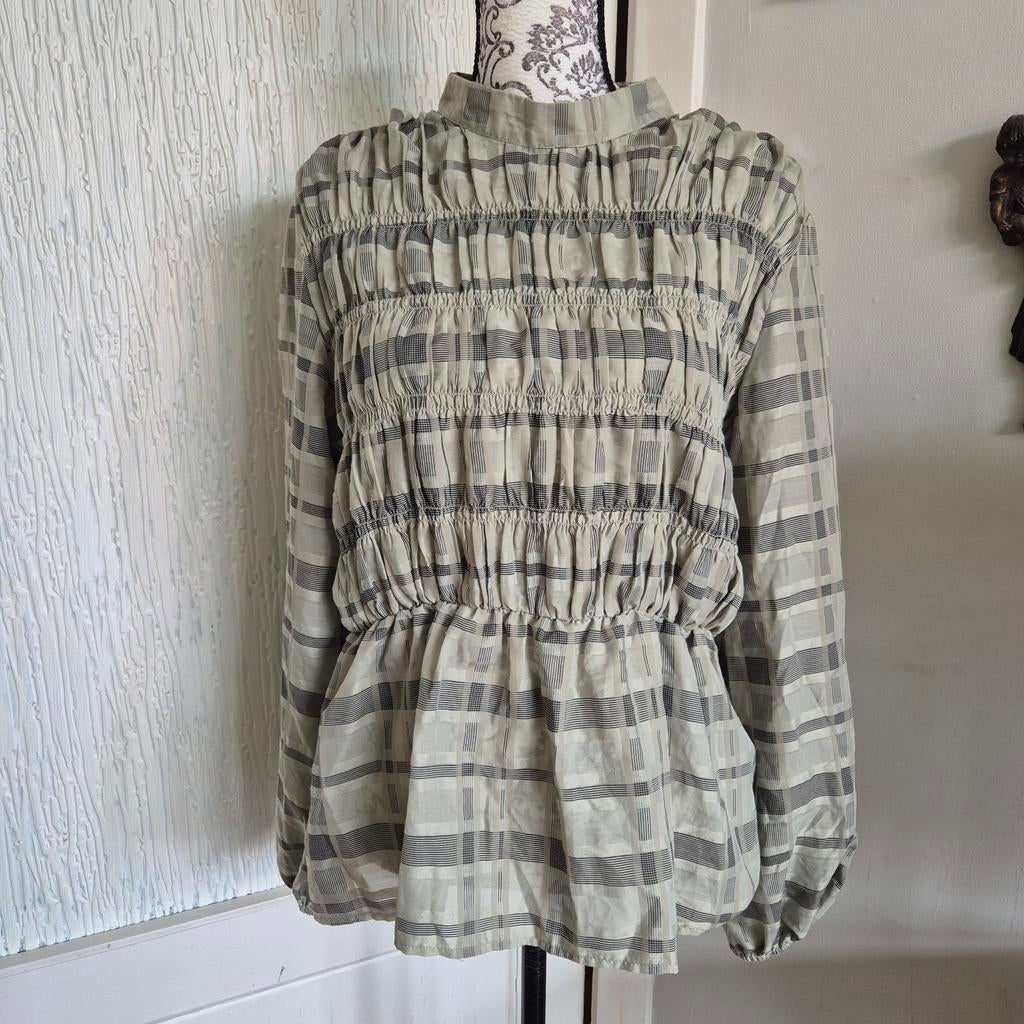 Prachtige Saint Tropez BeccaSZ Blouse XL - Groen/Zwart, Maat 46/48 (XL) of groter, Ophalen of Verzenden, Zo goed als nieuw, Saint Tropez