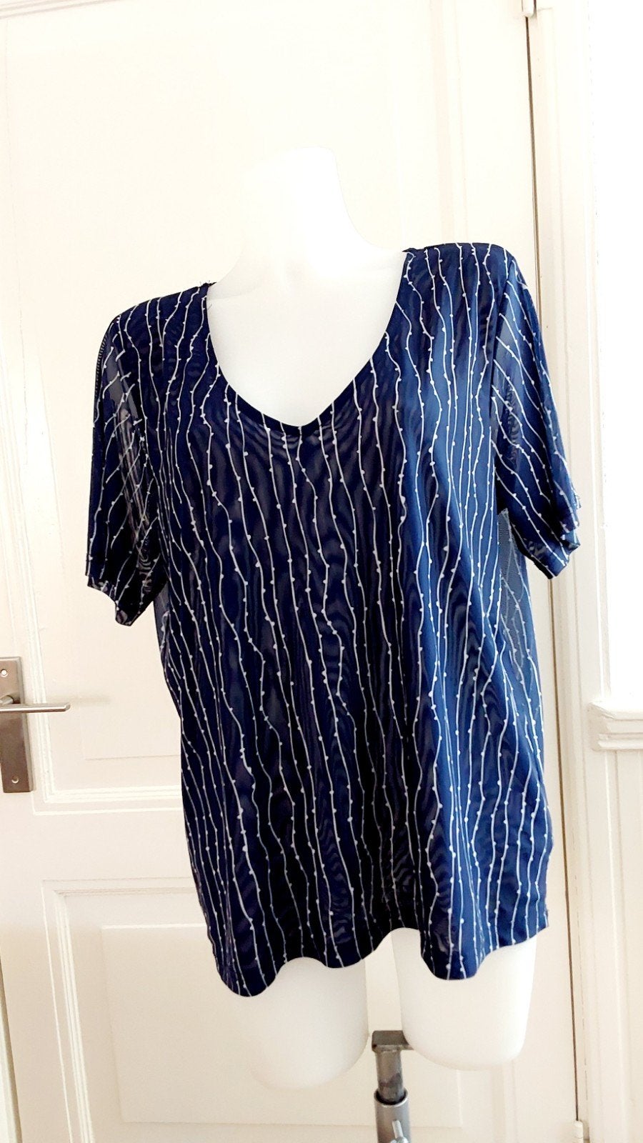 Leuke Ichi top maat XL, Kleding | Dames, Blauw, ., Maat 46/48 (XL) of groter, Ophalen of Verzenden