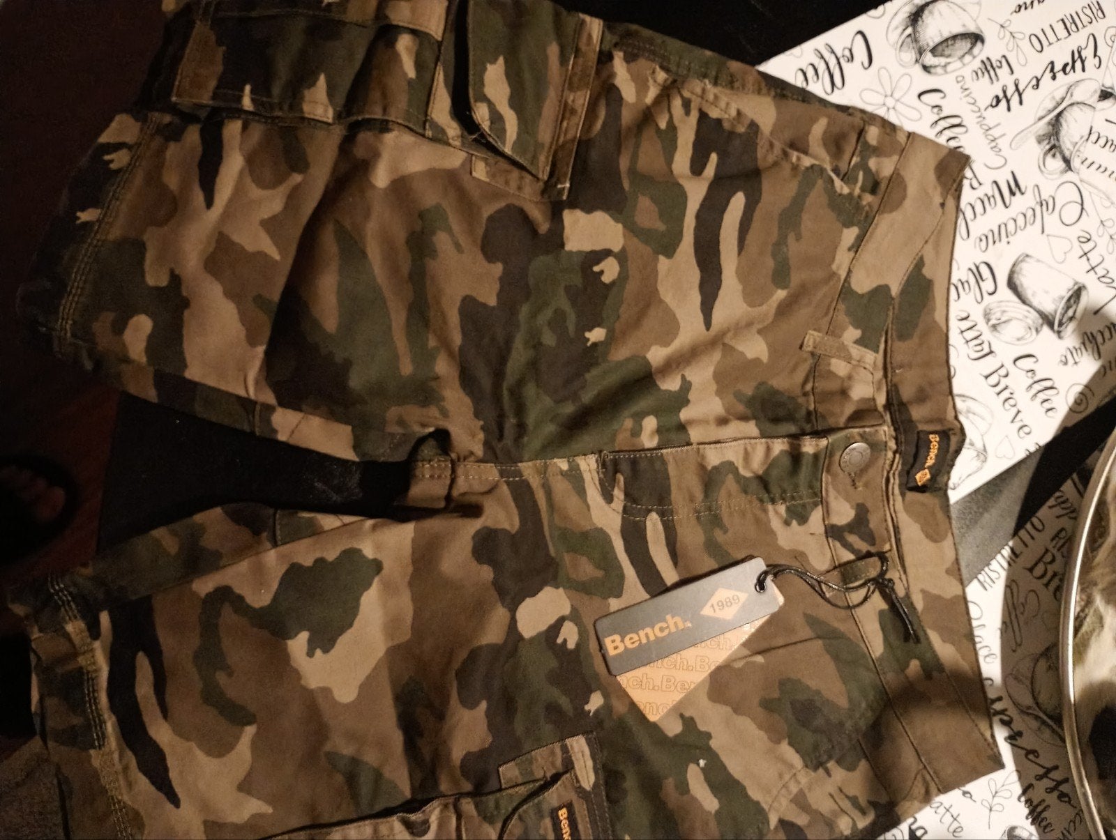 Bench Korte Broek Heren - Camouflage Cargo Shorts, Meerkleurig, Nieuw, Overige maten, Ophalen of Verzenden