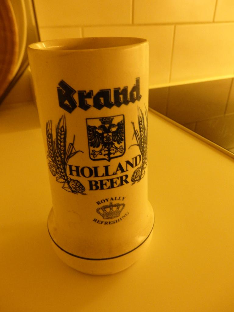 Brand bier beker, Ophalen of Verzenden, Zo goed als nieuw, Pul(len), Brand