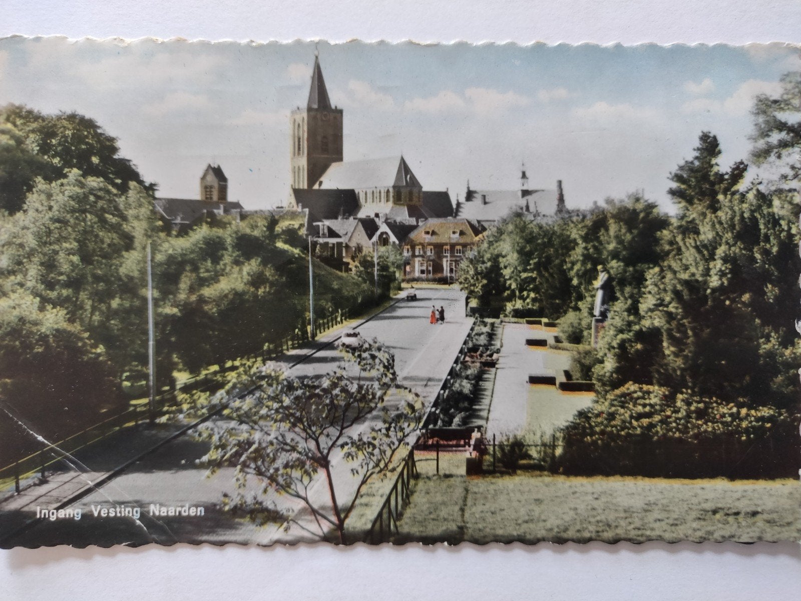 A591 Naarden Vesting, Verzamelen, Ansichtkaarten | Nederland, Ophalen of Verzenden, 1920 tot 1940, Noord-Holland