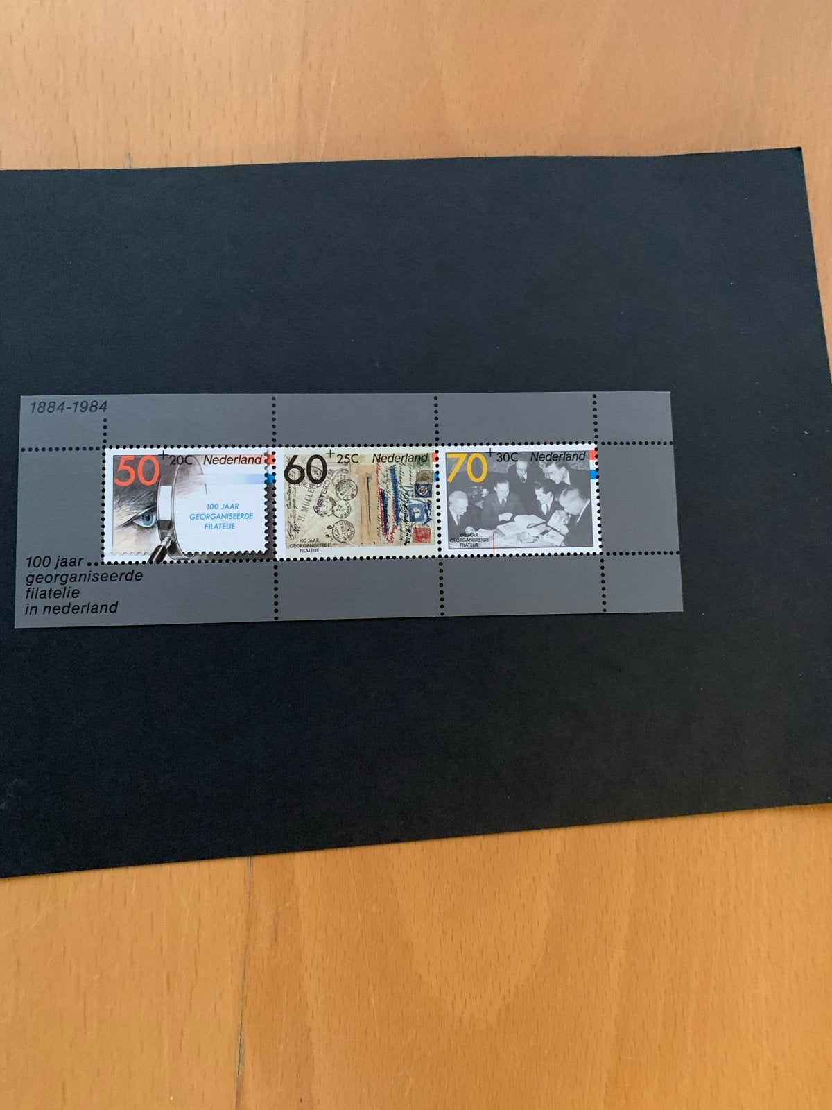 Nederland 1984: 100 jaar georganiseerde filatelie, Postzegels en Munten, Postzegels | Nederland, Ophalen of Verzenden, Na 1940