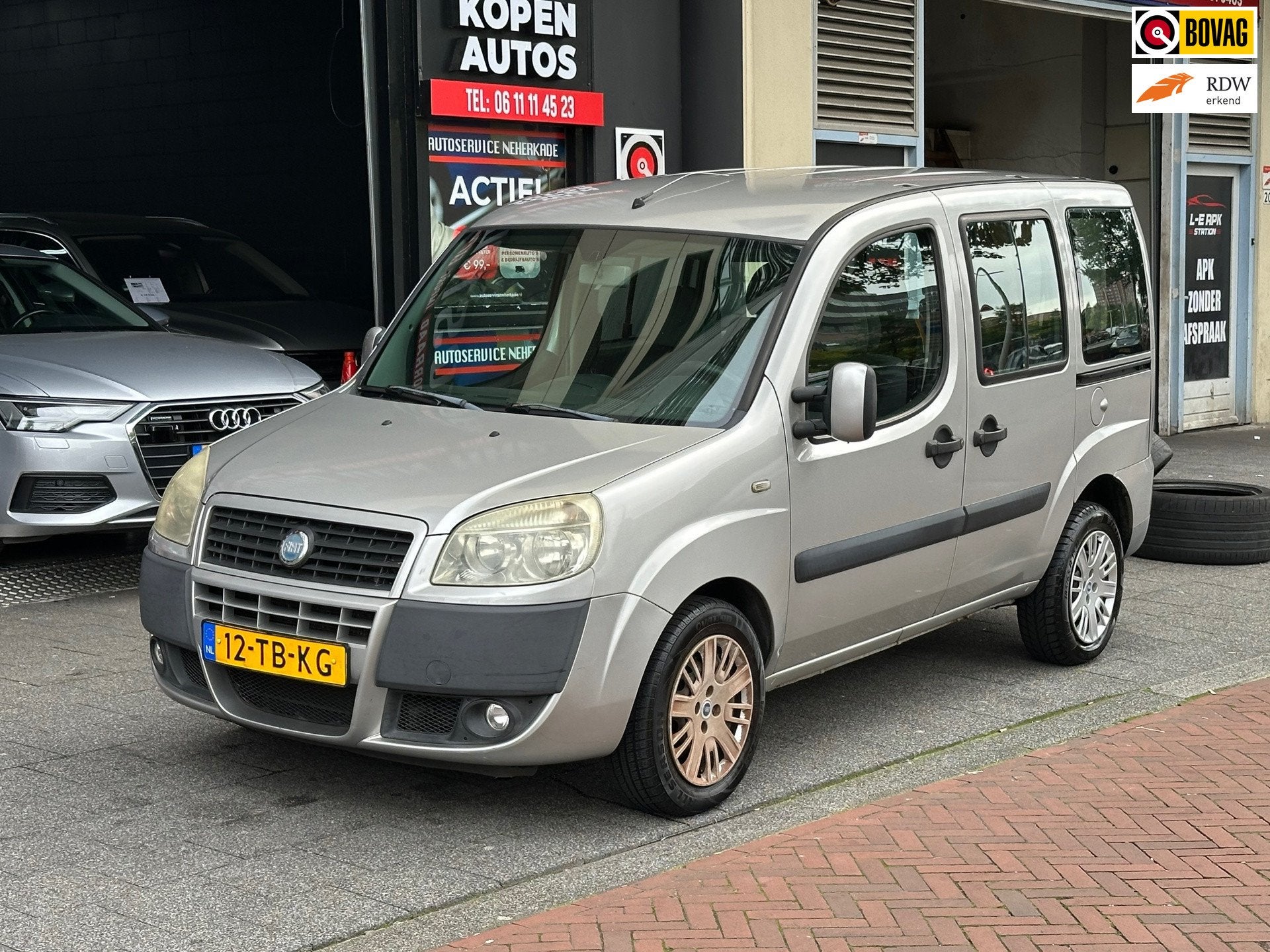 Fiat Doblò 1.4 Dynamic Airco PDC, Auto's, Voorwielaandrijving, Stof, Gebruikt, Doblo