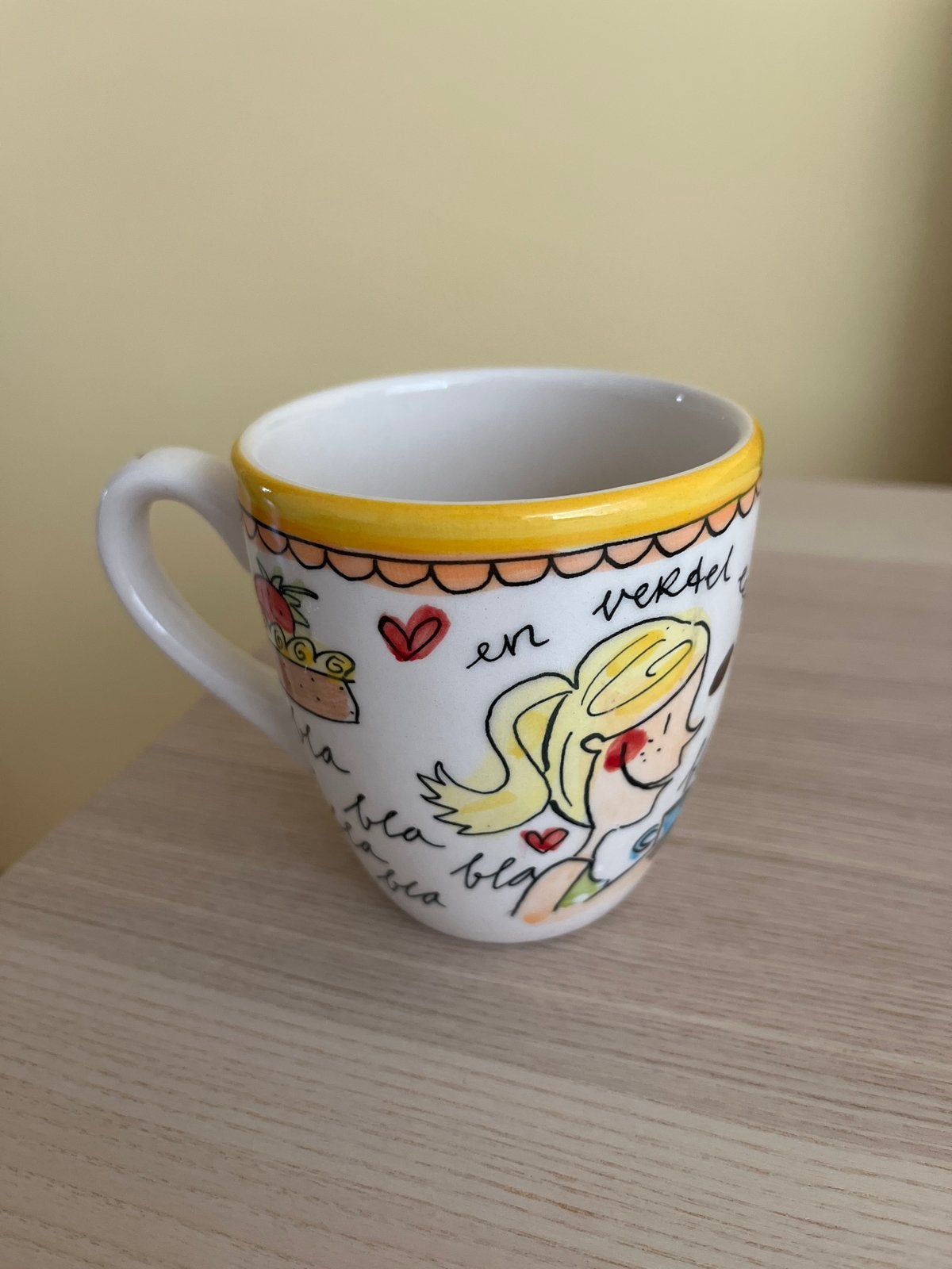 Blond Amsterdam koffie kopje, Huis en Inrichting, Keuken | Servies, Gebruikt, Blond Amsterdam, Ophalen of Verzenden, Kop(pen) en/of Schotel(s)