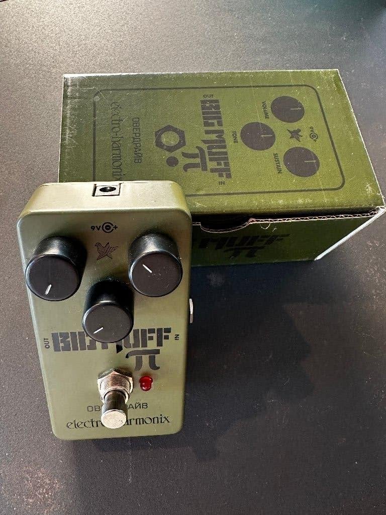Electro Harmonix - Green Russian Big Muff PI, Ophalen of Verzenden, Gebruikt, Distortion, Overdrive of Fuzz