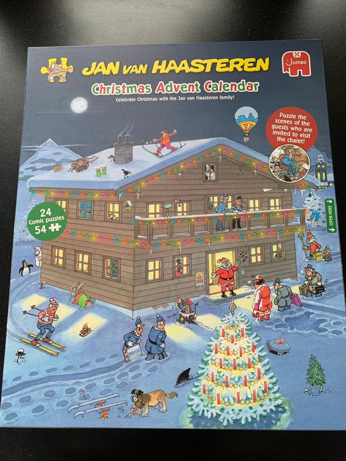 Jan van Haasteren Christmas Advent Kalender Puzzel, Ophalen of Verzenden, Gebruikt