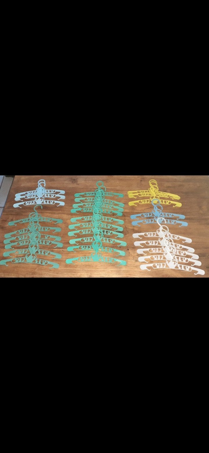 Vintage retro kinder kleerhangers, Ophalen of Verzenden, Gebruikt