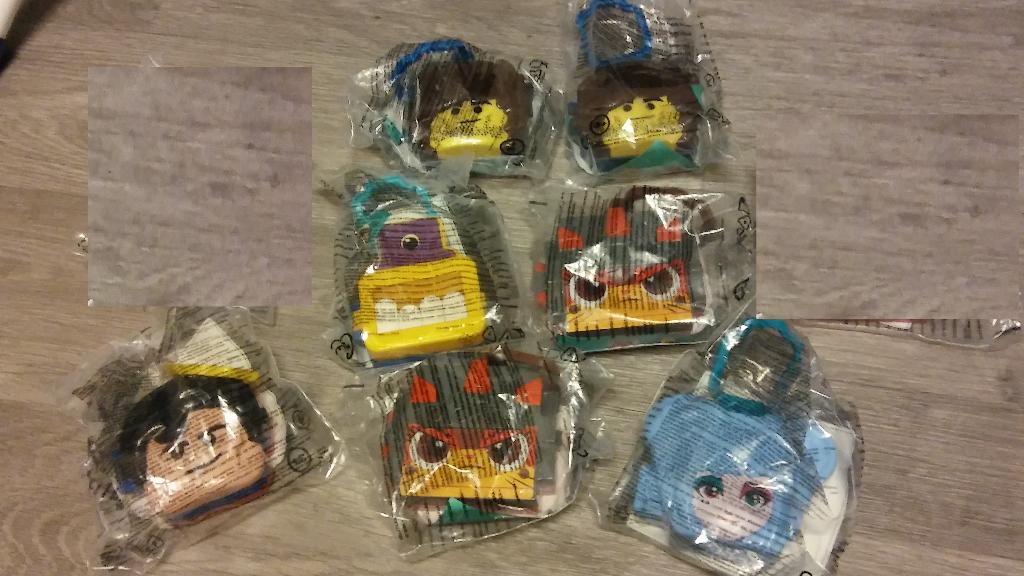 McDonalds Happy Meal figuren lego doosjes nieuw set, Ophalen of Verzenden, Overige figuren, Zo goed als nieuw, Overige typen