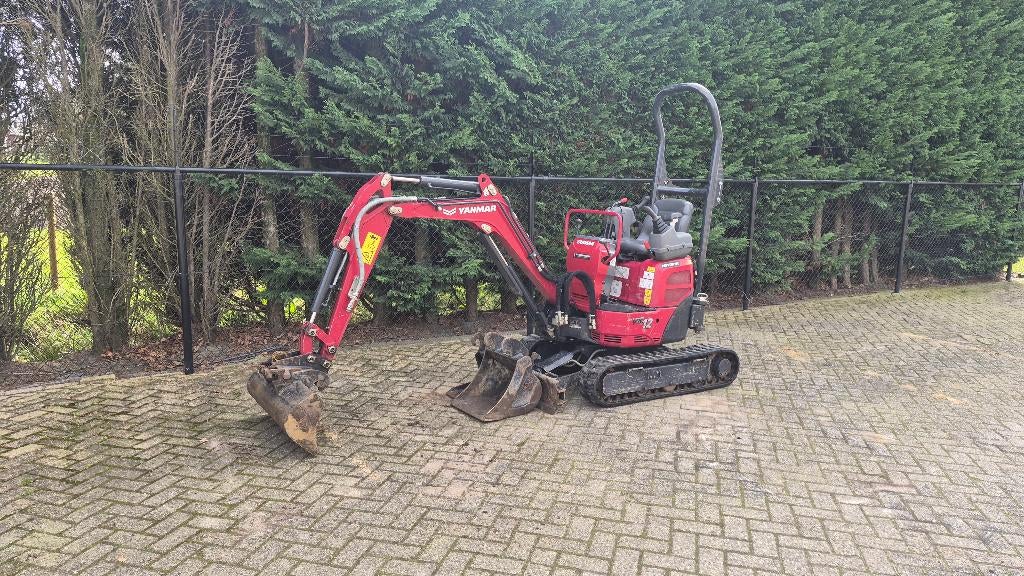 Yanmar VIO12 minigraver | 2023 | 900u | 3 bakken | NL, Ophalen of Verzenden, Graafmachine