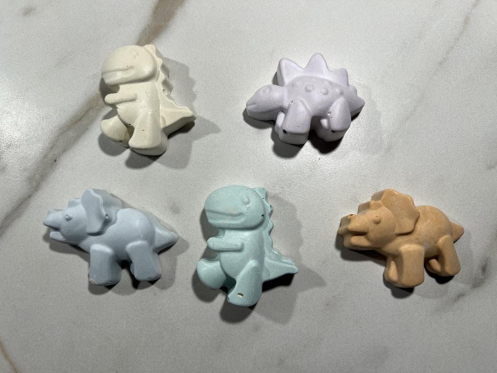 Traktatie Stoepkrijt Dino met bellenblaas verjaardag, Hobby en Vrije tijd, Feestartikelen, Ophalen of Verzenden, Nieuw, Feestartikel