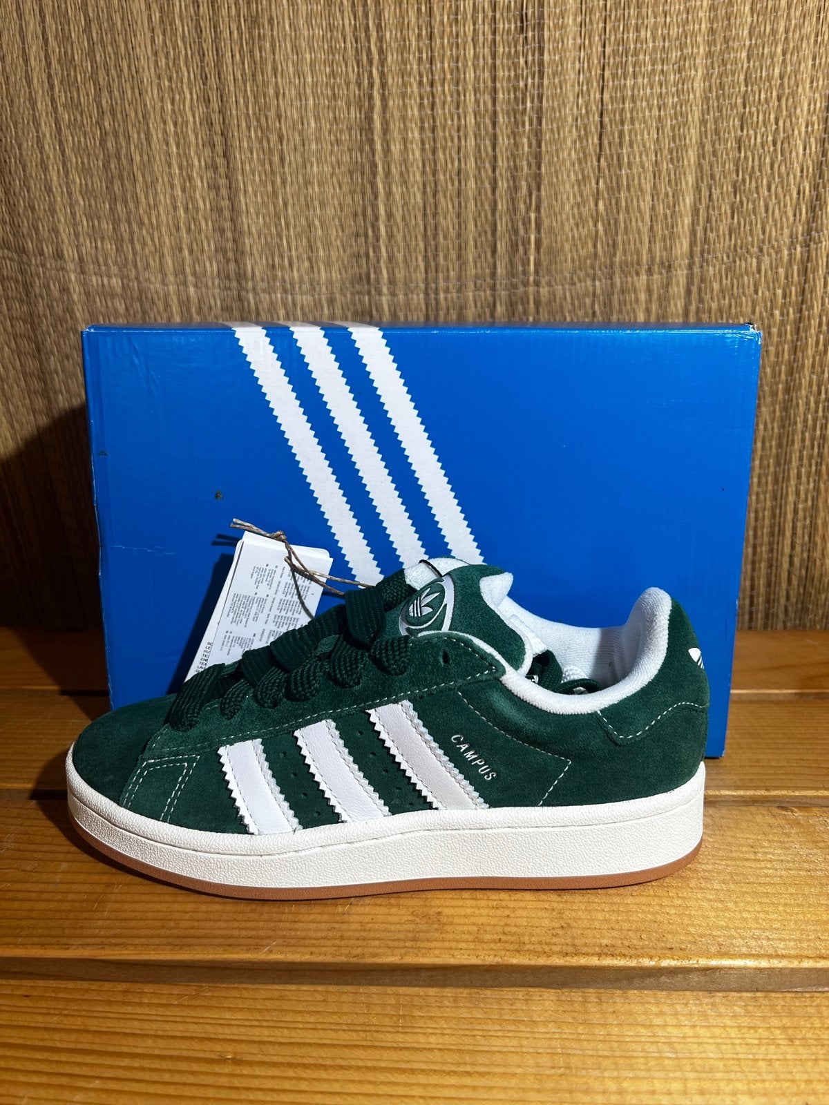 Adidas Campus 00s Dark Green Cloud White Sneakers, Nieuw, Ophalen of Verzenden, Sneakers of Gympen, Groen