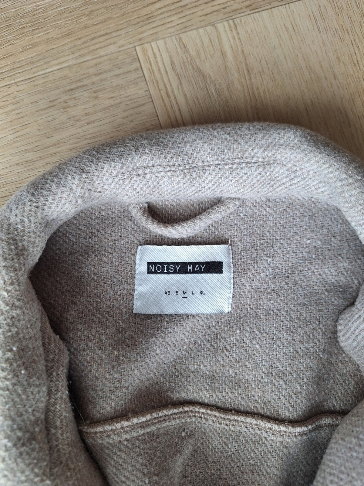 Noisy May shacket beige maat M, Maat 38/40 (M), Beige, Ophalen of Verzenden, Gedragen